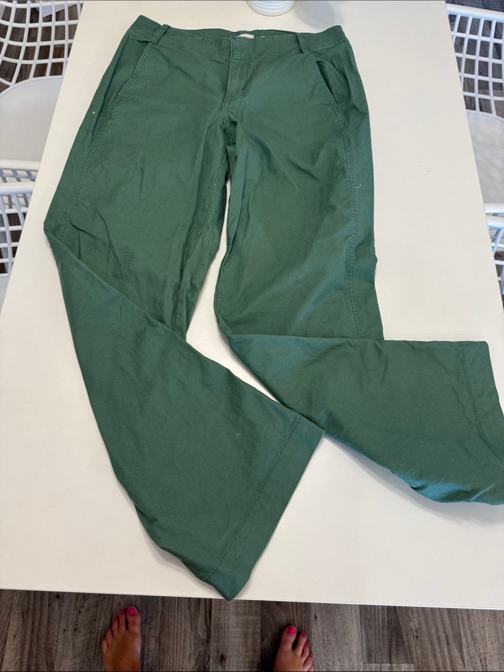 a new day Women's Forest Green Chinos